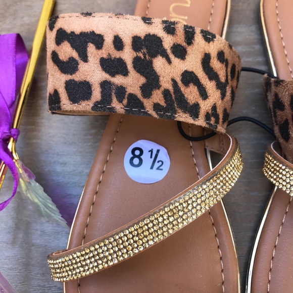 Sugar Flats Sandals Women’s Animal Print 8.5 S New - Picture 5 of 12